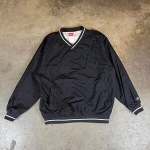 Rawlings black windbreaker jacket with white accents Women's Size Small